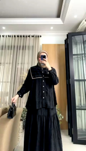 SETELAN MODE KHELLY SET ROK TERBARU BY NINOS 100%ASLI REAL