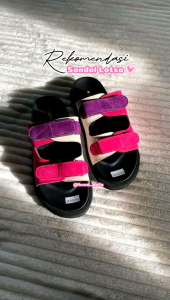 Sandal Selop Wanita vintage  Lotso Sendal Plangi Lucu Sol Tebal