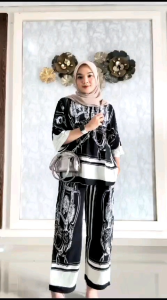 SET CINDY //ONESET DLIA RAYON PREMIUM//SETELAN KULOT DAILY KEKINIAN