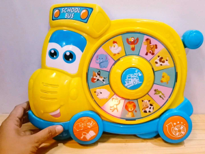 Hap-P-Kid Spin n Learn School Bus