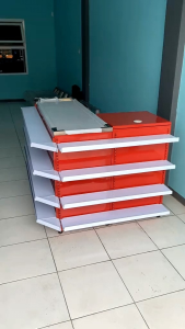 0Meja Kasir Minimarket Toko Laundry Display Murah dan Minimalis terjangkau