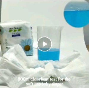 Baby Diapers Taped Nateen SOFTLINE NB-S-M-L-XL Hypoallergenic Baby Diapers