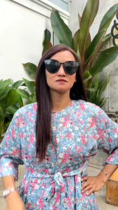 DRES MANO MOTIF BUNGA // BAHAN RAYON PREMIUM