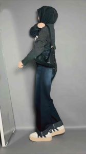 Highwaist Baggy Jeans Hangover Wanita-Celana Kulot Jeans Loosepant Gombrong Highwaist Jeans Premium