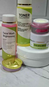 Paket Doubel glow forte glowing tanpa bedak