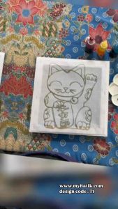 DIY Lucky Cat Batik Painting Kit