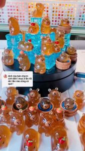 Set 5 túi mù nhân phẩm capybara đứng phát sáng