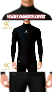 paket 2 pcs baselayer manset olahraga Lengan panjang  HEATGEAR/manset olahraga pria
