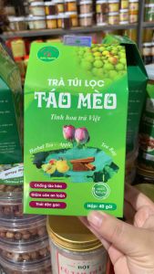 ( MUA LẺ - SỈ  GIÁ GỐC ) Trà táo mèo túi lọc (40 lọc) tốt cho tim mạch hạ áp bảo vệ tế bào gan tăng cường miễn dịch an thần- Tây Bắc Food 277