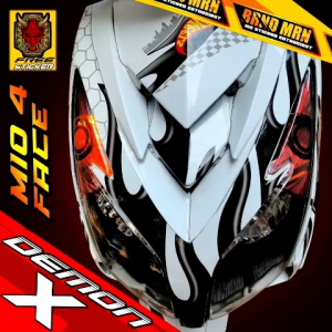 YAMAHA MIO 4 FACE WINKER EYE STICKER STICKER TINT ( need professional installer ) XSERIES DESIGN