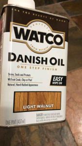 Watco 1 Pint Danish Oil in Light Walnut