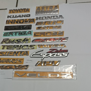 Emblem Tulisan Merek Mobil Toyota Honda Daihatsu Suzuki
