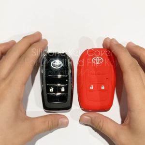Modified Flip Key Silicone Key Cover for Toyota Wigo Avanza Vios 2nd gen Batman Vios 4th GEN 2019 2020 2021