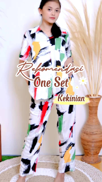 Baju pajamas rayon sale