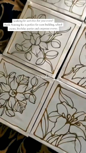 COMBO 30PCS BATIK PAINTING KIT (15CMX15CM)
