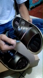 SANDAL PRIA. TERBARU DARI KULIT SAPI PREMIUM ANTI SLIP