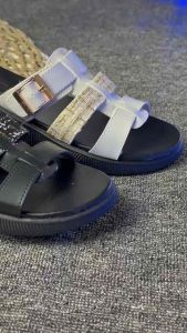 Sandal Slop Wanita Platform Sendal Rajut Wedges Hak Tinggi 3 Cm Ukuran 37 Sampai 40 Cewek