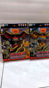 Mainan Robot Berubah Mobil SUV Rescue Super Change Robot Transformable Robot no BP 9523