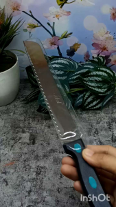 ID106 Pisau Roti - Pisau Gerigi - Bahan Stainless Steel Panjang 32 cm