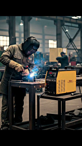 MELLO CUT80C (IGBT) 1PH/2 PH INVERTER AIR PLASMA CUTTING MACHINE C/W ACCS & BUILD IN COMPRESSOR