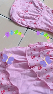 Gamis Bayi Set Jilbab Dress Gamis Anak Perempuan Umur 2 Tahunan Motif Bunga