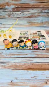 Mô hình Doraemon Trọn bộ 6 Mô hình Nobita Jaian Suneo Shizuka Doraemon Dorami Chaien Xeko Xuka Doremon Doremi 5 - 6cm