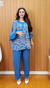 MG - Setelan Sania Rayon Jumbo Resleting/Setelan Rayon Jumbo Resleting Busui Friendly