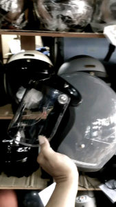 Helm Bogo Spoiler Kaca Datar Smoke Helm Bogo Kairozz Dewasa Pria Wanita