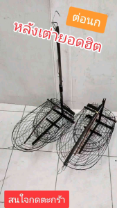 กรงต่อนกหลังเต่า พกพาสะดวก ต่อนกได้หลากหลายชนิด