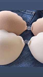 🇲🇾【READY STOCK】Thick Push Up 2.5cm Nubra Invisible Bra with Transparent Straps Backless Nubra加厚平胸小胸Nubra