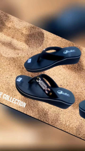 sandal wanita/sandal variasi silet/sandal terkini/sandal bludru.