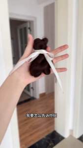 สาวสไตล์ บัลเล่ต์ ผ้าซาติน ริบบิ้น วิกผม หมุนเกยียวโดนัท ได้คู่นะค่ะ WE-5542