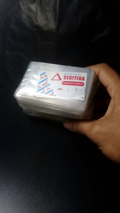 Plastik PP 5x8 tebal 03 / Plastik PP bening ukuran kecil