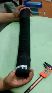 ท่ออากาศฝังสปริง ท่อไส้หมู ท่อดัดแปลง ท่อยืดหยุ่น ขนาดรูใน 2 นิ้ว 2.5 นิ้ว 3 นิ้ว 3.5 นิ้ว 4 นิ้ว 4.5 นิ้ว ดัดโค้งงอได้