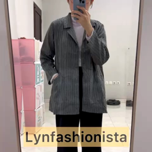 LYNFASHIONISTA-OUTER BLAZER WANITA KANTOR SEMIJAS KATUN SALUR CASUAL/226