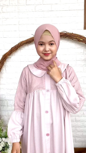 Korean Style!!! Gamis Azura Gamis Simpel Anak dan Remaja Perempuan Cutetrik