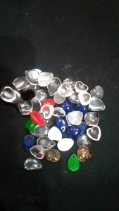 Manik Manik Mote LoveCrystal Huruf Kotak Hitam 10 Gram Termurah / Manik Manik Mote Huruf / Manik Manik untuk Kerjainan Home Made /