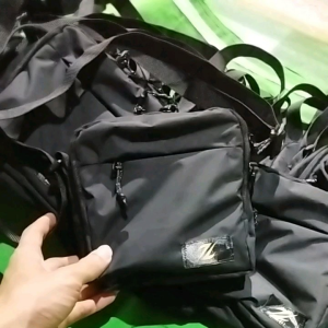 TAS SLEMPANG distro ZONE.011waterproof sling bagg pria wanita