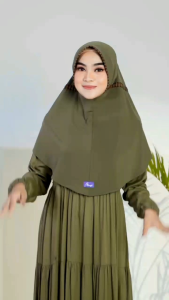 Sakinah hijab STD by Arrafi hijab kerudung serut bergo instan daily terbaru pet antem