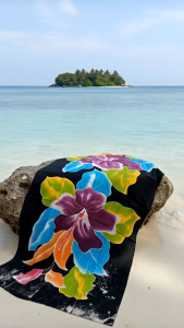 Kain pantai 250x120 lukis super jumbo