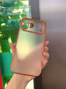 Ốp Sulada lưng nhám viền màu sieu mỏng 2025 ip17 / ip17 pro/ ip17 Pro max