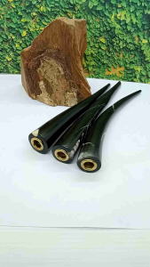 once pipa sedotan tanduk kerbau hitam super berkualitas B241