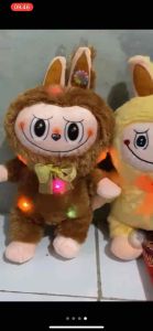 Like new boneka Labubu macaron XL Virall Murah LED bisa Nyala