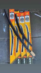 ใบปัดน้ำฝนNWB made in Japan toyota nissan isuzu honda mitsubishi ขนาด14-30 นิ้ว คุณภาพดีมาก แบบขอเกี่ยว ทรงaero ใส่กับรถญี่ปุ่นได้หลายรุ่น