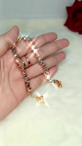 Gelang Tangan Bola Bola Mix Colour Bisa Diatur Xuping Titanium Lapis Emas Anti Karat Tidak Luntur Perhiasan Fashion Accecories Wanita Gelang Korea