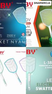 Raket Nyamuk Cas LUBY L-3839 Murah