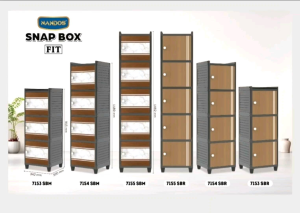 Lemari Pakaian Lemari Plastik Nandos Snap Box Printing Susun 3 Minimalis Lemari Swing Naiba