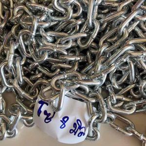 โซ่หมา ตัดโซ่ 5, 6, 8มิล - ชุบเงิน ราคาต่อเมตร กดเลือกด้านล่าง