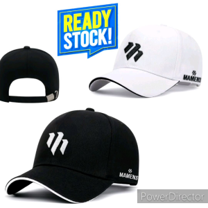 Topi Pria Distro Bahan Raffel Tebal Kombinasi Logo Bordir Bisa COD