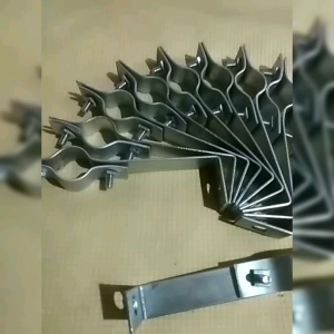 Klem L BC Isolator Isi 10pcs Klem Kabel Penangkal Anti Petir Grounding Rod Clamp Rod Grounding Clam Ground Rod Clem Tebal